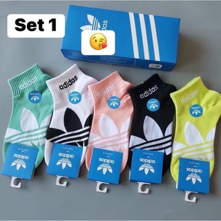 Tất adidas hộp 5 đôi nam nữ unisex