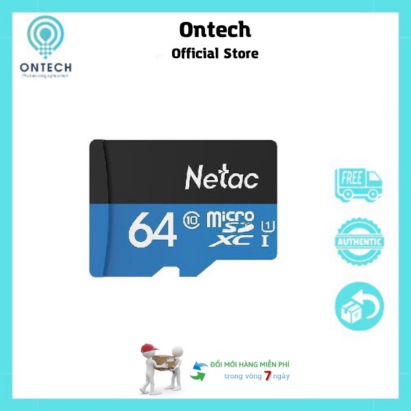 Thẻ nhớ Netac 64gb Chính hãng Bảo hành 5 năm