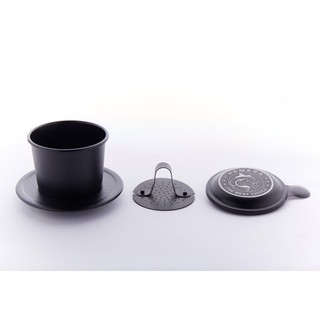 Phin pha cà phê nhôm cao cấp Hemera (Màu đen)