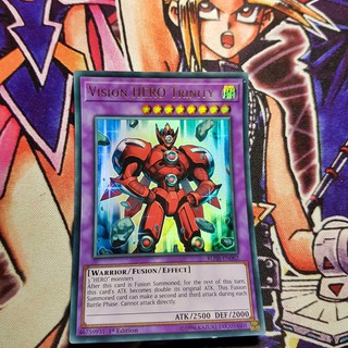 Thẻ bài Yugioh chính hãng | Vision HERO Trinity | BLHR Ultra rare.