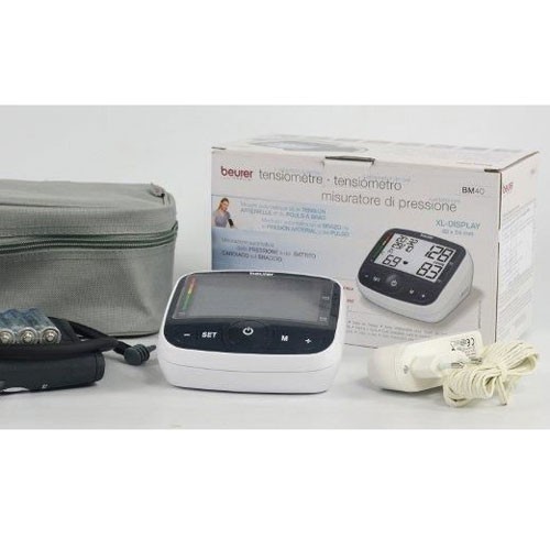 Máy đo huyết áp bắp tay Beurer BM40 kèm Adapter - Hàng chính hãng