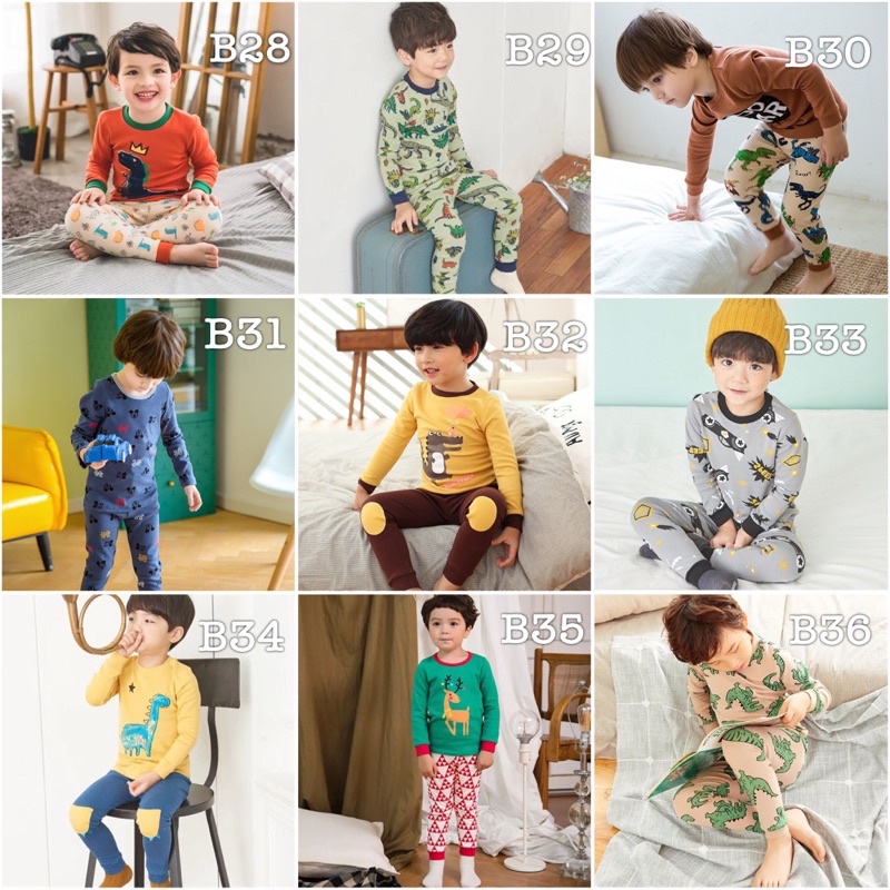 SALE !!! Hàng xuất Hàn - [Mẫu mới 2021_Bé Trai] Bộ Đồ Cotton Thu Đông Xuất Hàn Cho Bé Trai