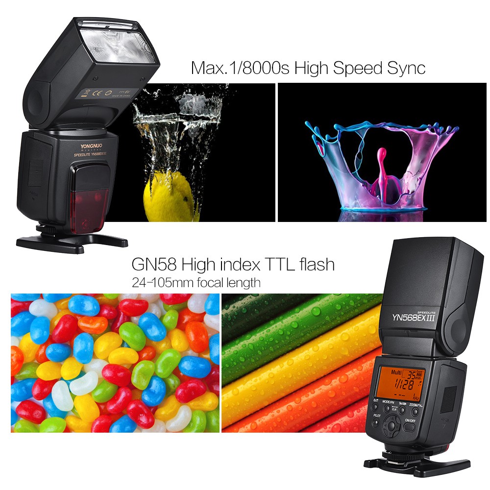 ĐÈN FLASH YONGNUO YN568EX III FOR NIKON, CANON