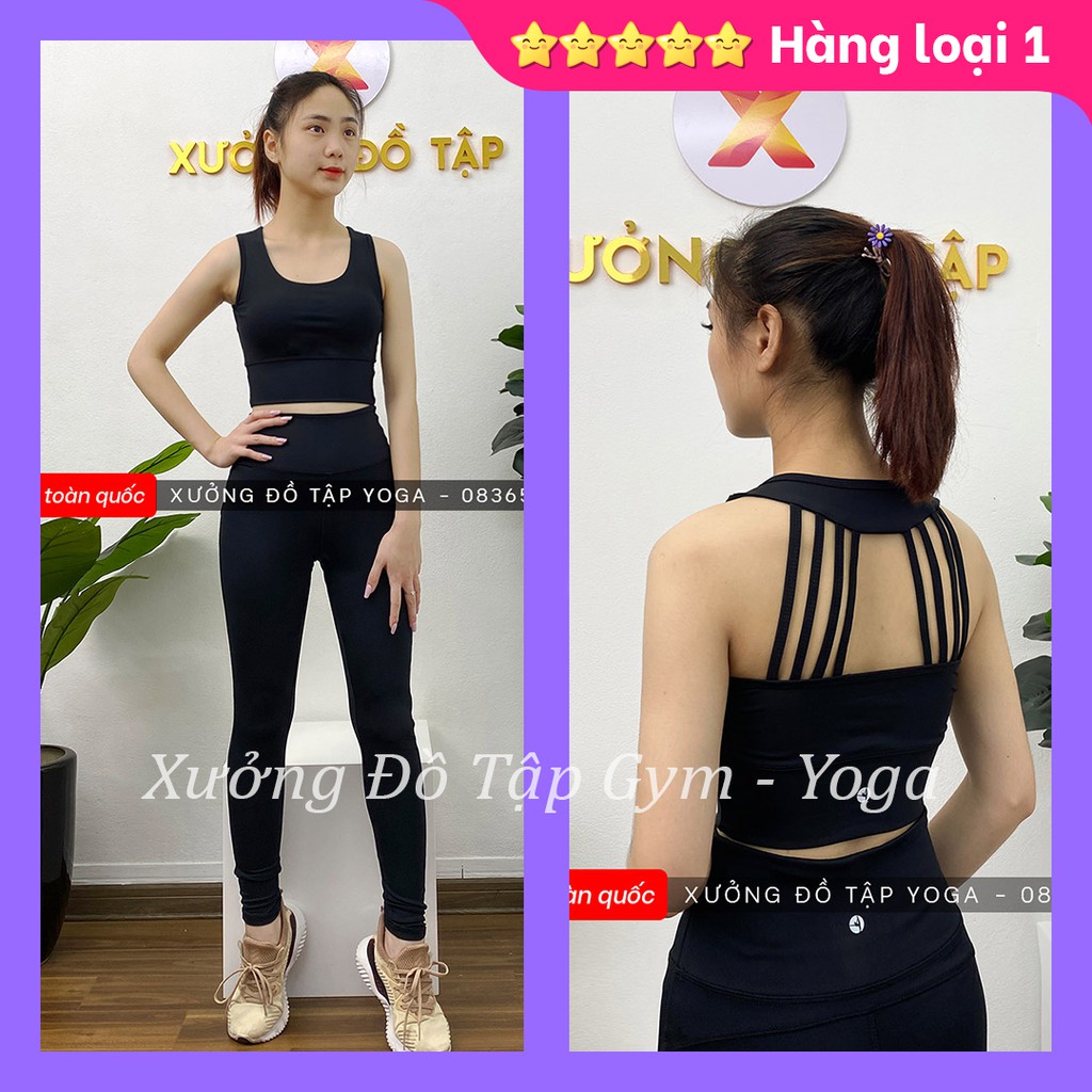 ❤️‍🔥 Ảnh thật 100% ❤️‍🔥 SET BỘ TẬP Yoga, Gym, Aerobic - Bộ tập gym nữ dài màu đen ❤️‍🔥