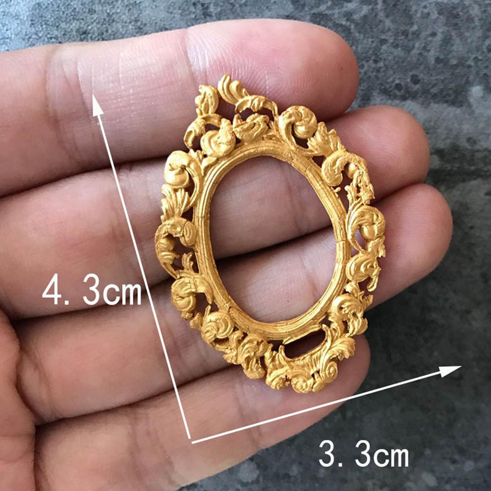 AUGUSTINA Khuôn Làm Bánh / Xà Phòng Hình Khung Ảnh Cổ Điển DIY