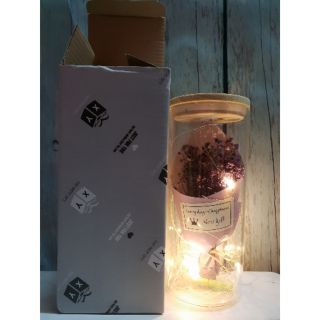 Quà lưu niệm chai đèn hoa thủy tinh