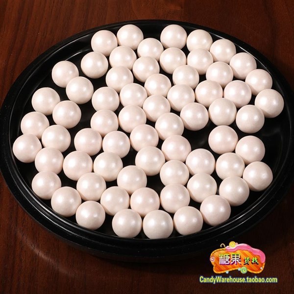 CỐM trang trí bánh ngọc trai trắng bóng