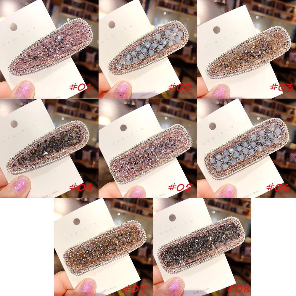 Kẹp Tóc Đính Pha Lê Lấp Lánh Cho Nữ