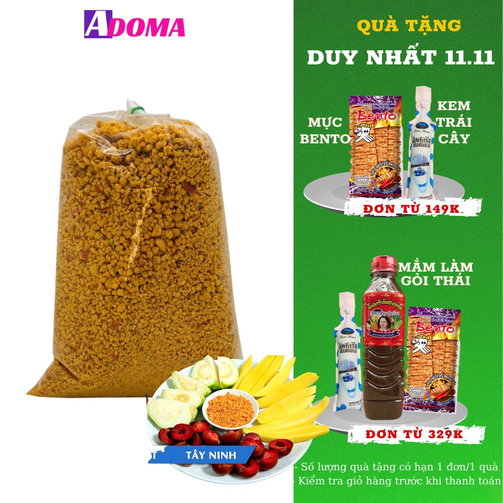 Muối Tây Ninh Ngon Loại 1 Hạt To Chính Gốc ADOMA 500g Ớt Siêu Cay Ăn Chay Được