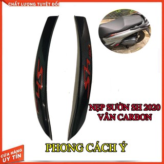 Nẹp sườn sh 2020 kiểu ý vân carbon