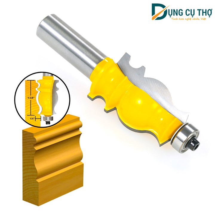 Mũi soi phào chỉ_ Mũi phay phào chỉ cánh tủ gỗ cốt 12.7mm