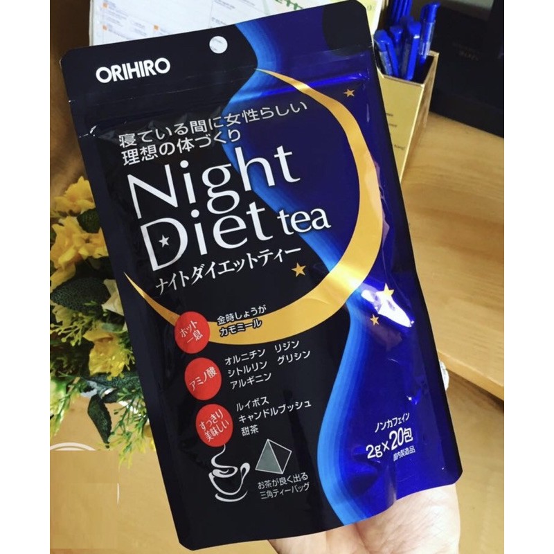 Trà đêm Night Diet Tea Orihiro giảm cân Nhật Bản
