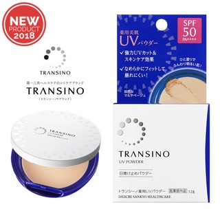 Phấn nền Transino UV Powder  12g Nhật bản