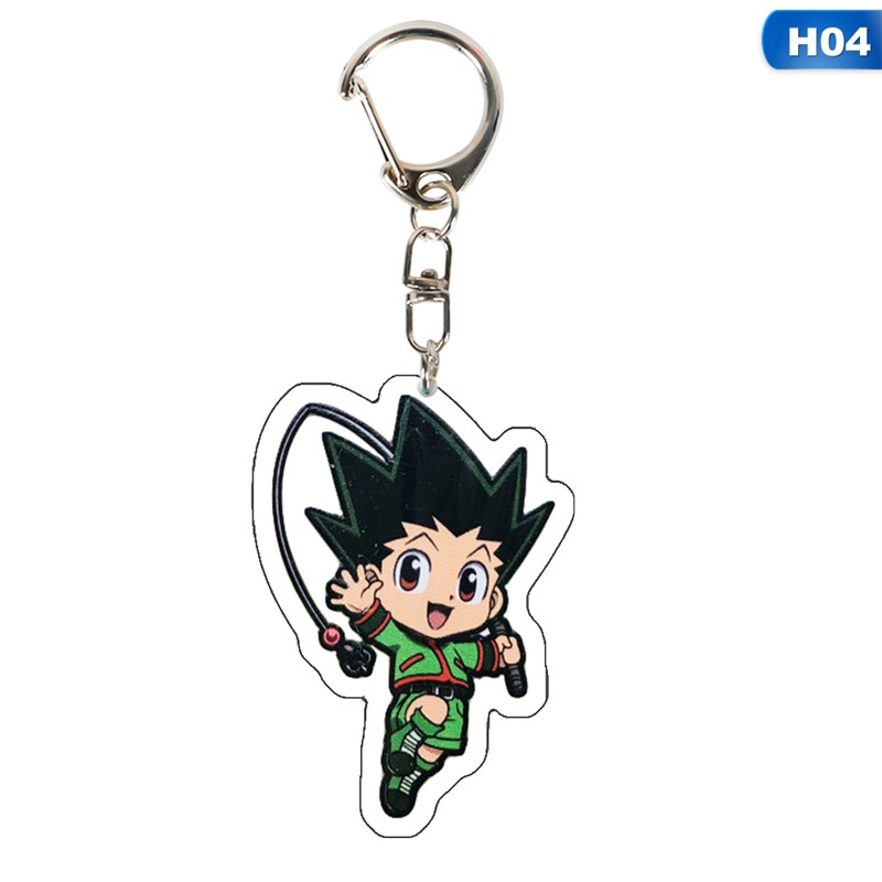 Móc khóa acrylic hình nhân vật anime hunter x hunter độc đáo