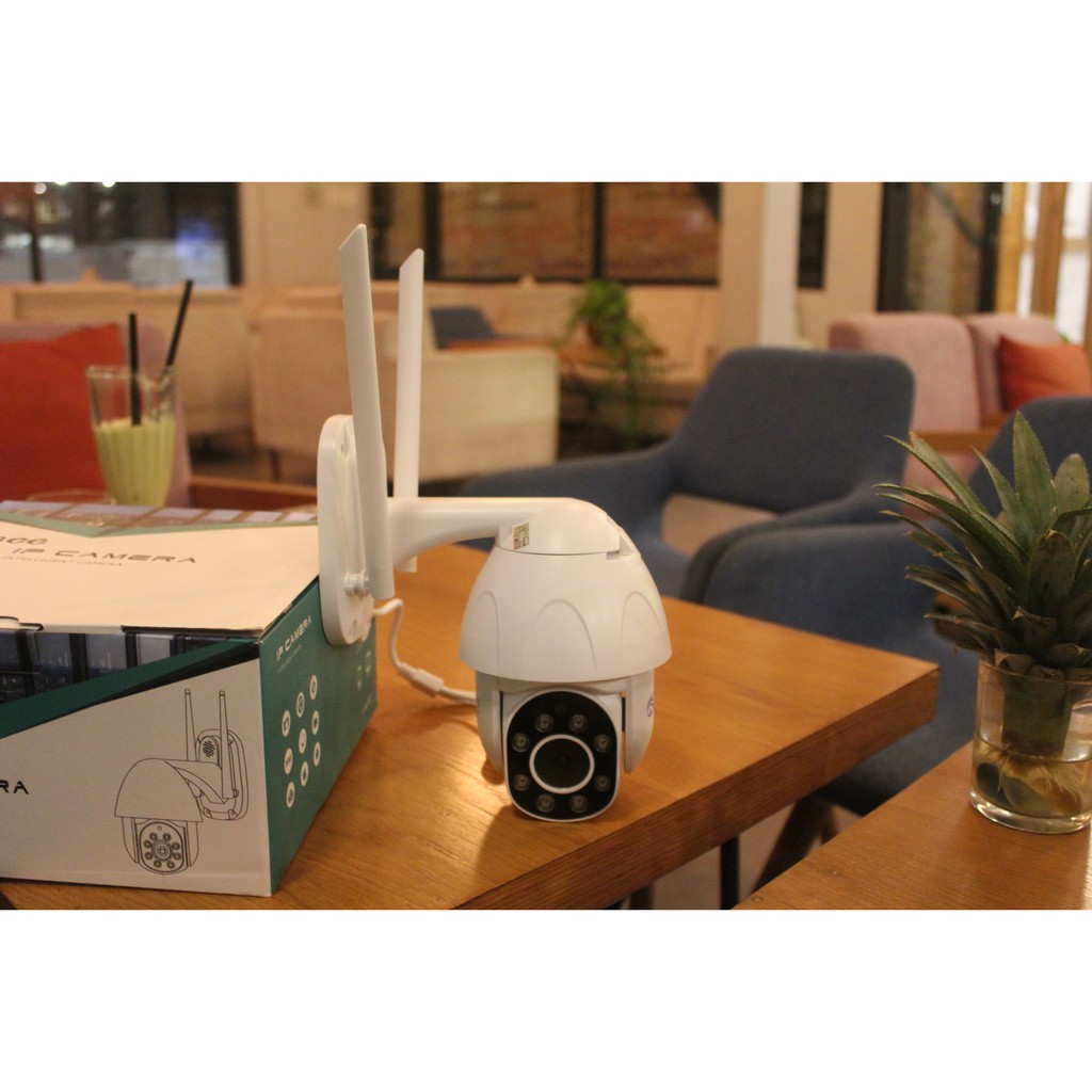 CAMERA NGOÀI TRỜI XOAY 360 ĐỘ WIFI HỖ TRỢ 4 ĐÈN LED 4 ĐÈN HỒNG NGOẠI (BẢO HÀNH 12 THÁNG) | BigBuy360 - bigbuy360.vn