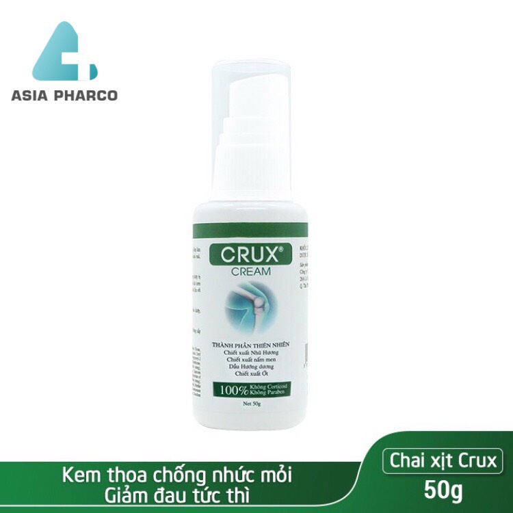 Kem thoa Giảm Sưng Đau Khớp Tức Thì Crux