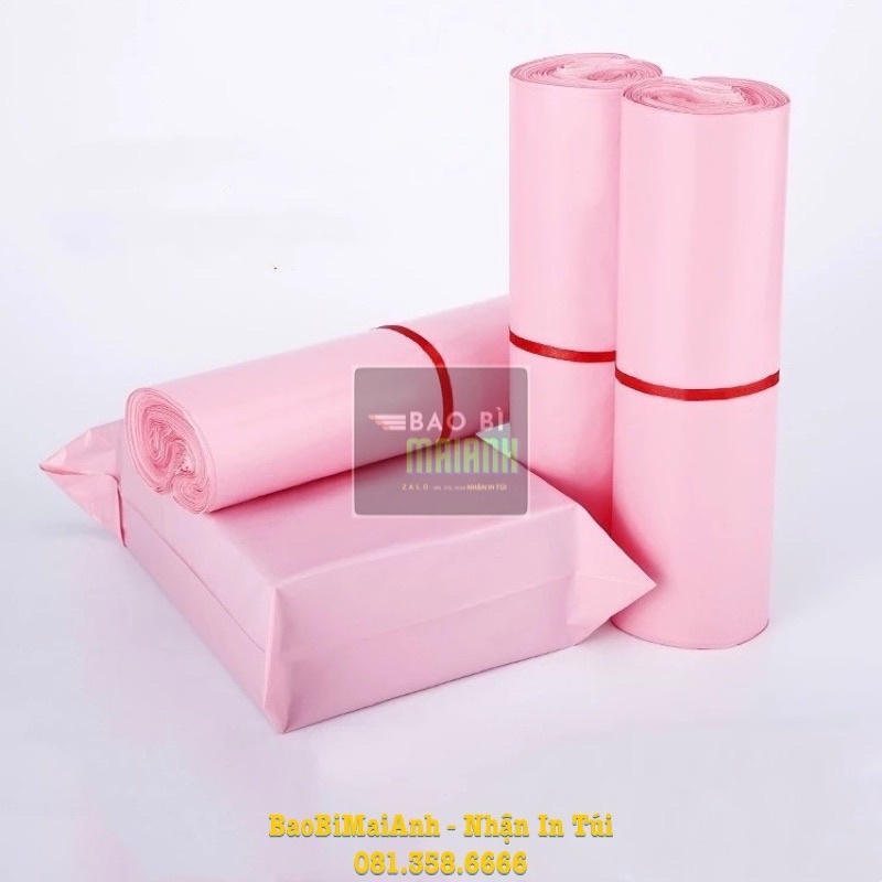 0,5KG-1KGTÚI NIÊM PHONG HÀNG Mầu HỒNG PASTEL CAO CẤPTúi ship Cod, đóng gói hàng chống bóc HÀNG PE SIÊU DAI SIÊU KÍN.