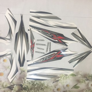 Bộ tem Xe wave RSX màu Trắng Đen