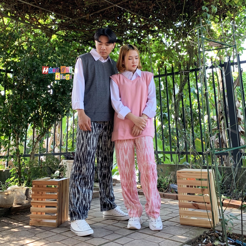 Quần Thun Dài Ống Rộng, Jogger 3D Ống Suông Ulzzang Unisex Dáng Rộng - MM