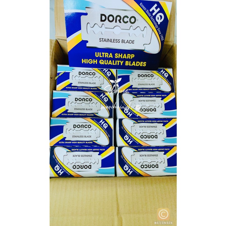 Lưỡi Lam Dorco Hộp 100 Lưỡi (có tem chống giả)