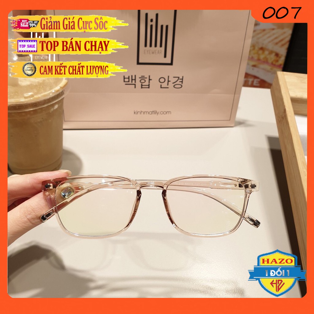 MẮT KÍNH GIẢ CẬN HÀN QUỐC FORM VUÔNG TR90 SIÊU DẺO CỰC HOT | BigBuy360 - bigbuy360.vn