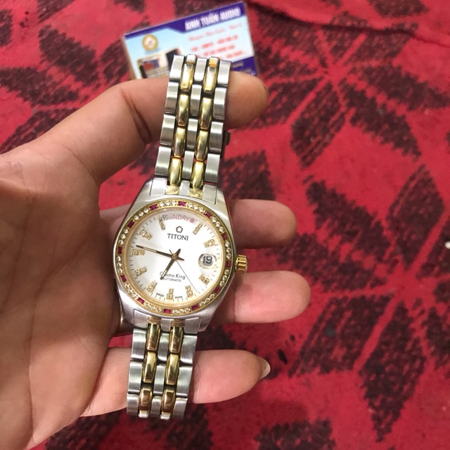 Đồng hồ titoni 787 Thuỵ Sỹ size 39 automartic