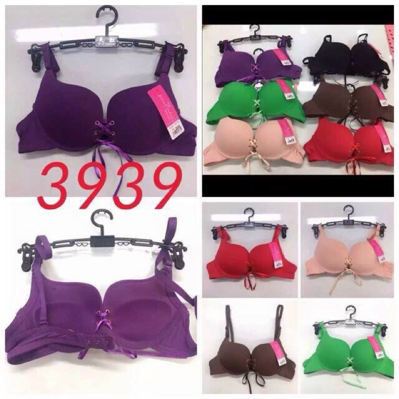 Áo ngực (3939) trơn cài sau có dây rút trước