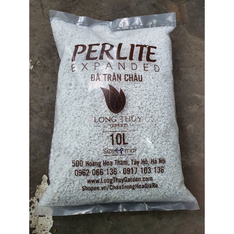 Đá chân trâu, đá Perlite túi 10l