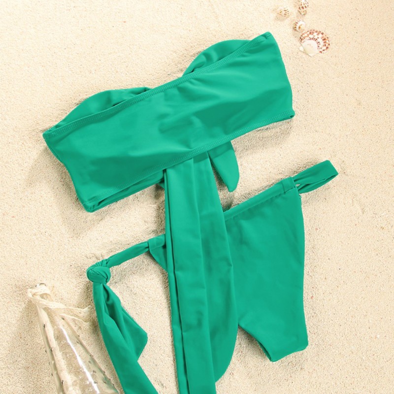 Bộ Bikini 2 Mảnh Thắt Nơ Trước Ngực Gợi Cảm Cho Nữ | BigBuy360 - bigbuy360.vn