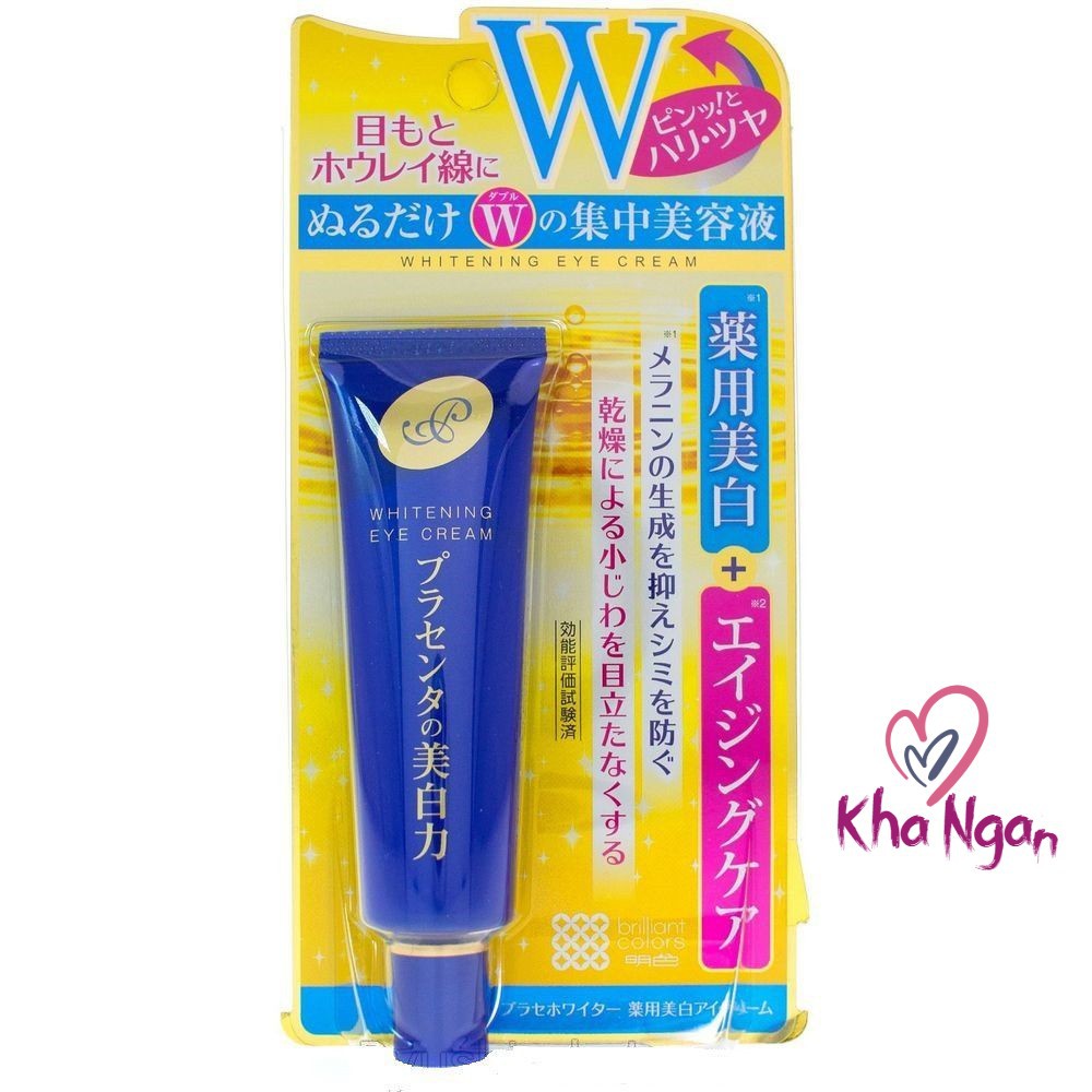 Kem dưỡng mắt Meishoku Whitening Eye Cream 30g của Nhật Bản