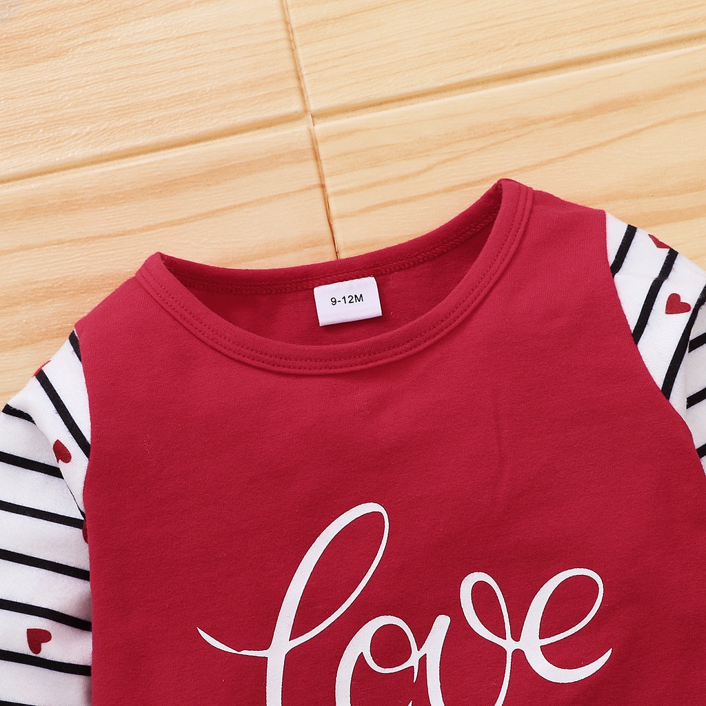 Bộ đồ MIKRDOO gồm áo liền quần dài tay vải cotton họa tiết kẻ sọc họa tiết chữ và mũ đáng yêu xinh xắn cho bé sơ sinh