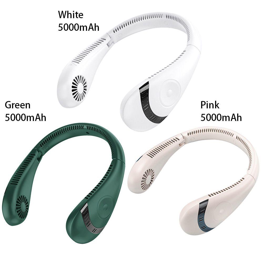 Quạt Làm Mát Đeo Cổ Không Cánh 5000mAh
