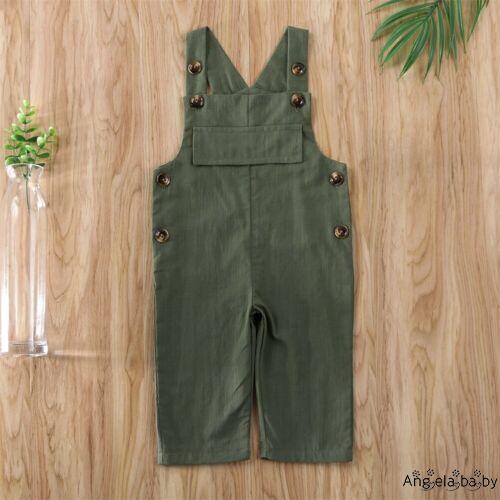 Jumpsuit Màu Trơn Cho Bé