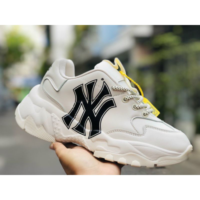 (FULLBOX) Giày nam nữ cặp đôi Giày sneaker nam nữ Thể Thao màu Kem NY đen Form nhẹ đi Êm chân TRÙM GIÀY PT