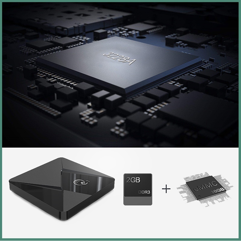 MINIQ Android tivi box 2GRAM +16GROM Android 10.1 Smart tv box giá rẻ - Hàng xịn