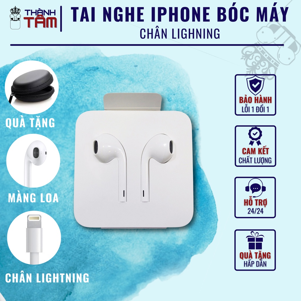 Tai Nghe IP 7/8/X/XMax/11/11ProMax Bóc máy Chân Lightning