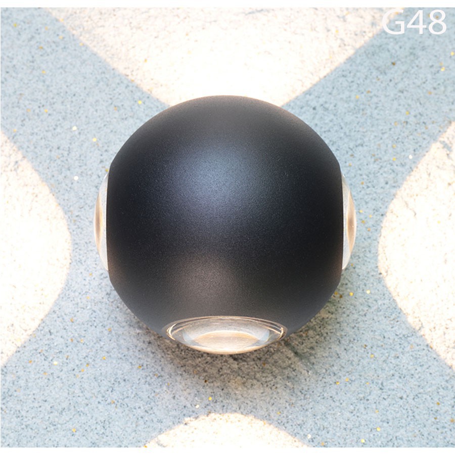 Đèn trang trí hắt tường 4 chiều - 12w chống nước G48