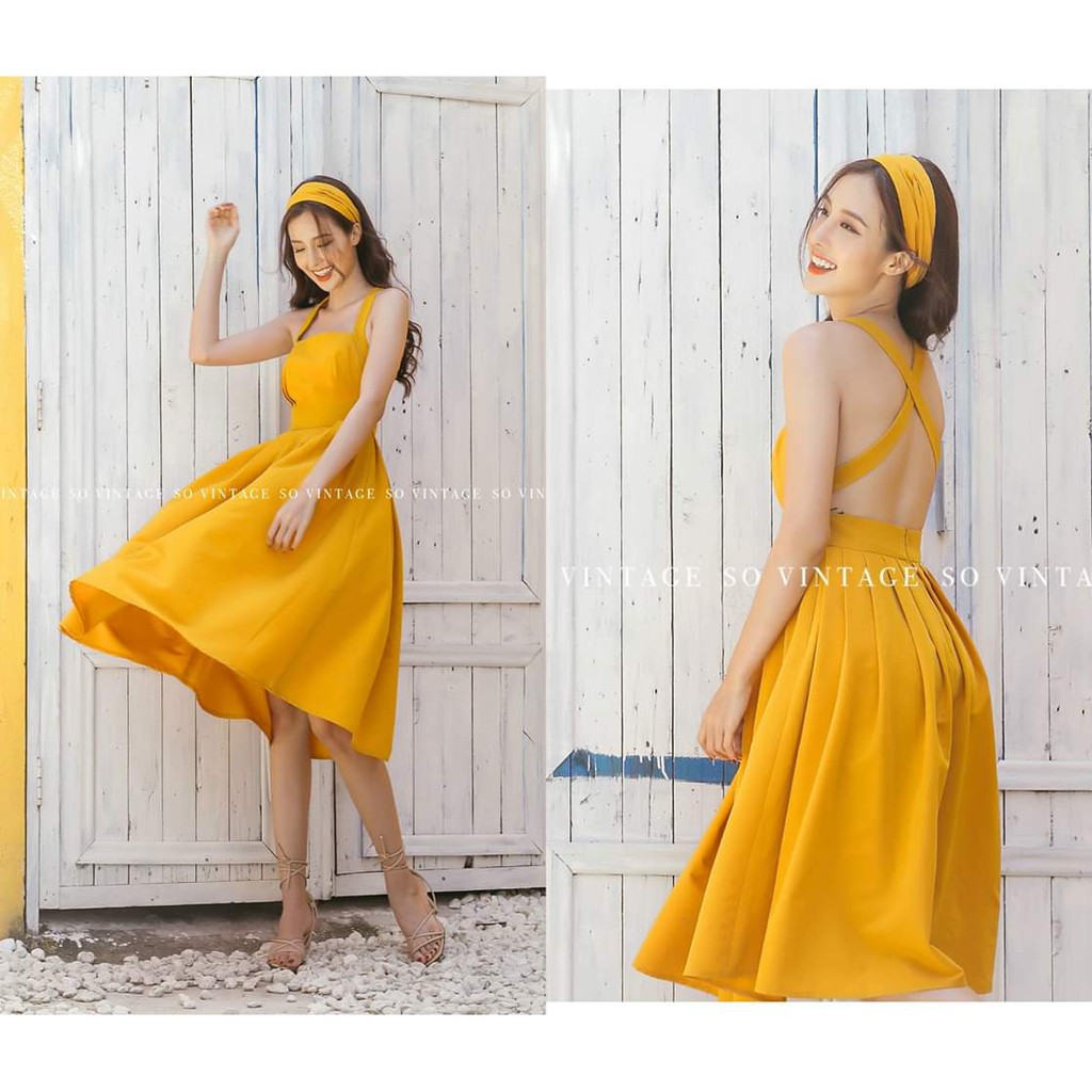 KÈM ẢNH THẬT Đầm Váy Maxi Xòe Đan Dây Lưng Kèm Turban Đi Biển Siêu Hot Nhất Hè 2019