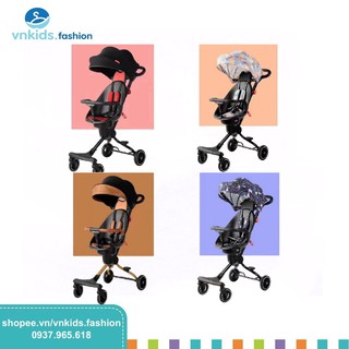 FREE SHIP ! Xe đẩy đi bộ 2 chiều gấp gọn V5B - MÁI VÒM
