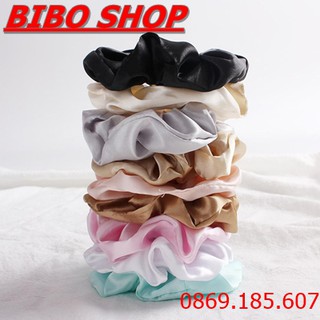 Dây Buộc Tóc, Cột Tóc Vải Phi Bóng Thời Trang Hàn Quốc