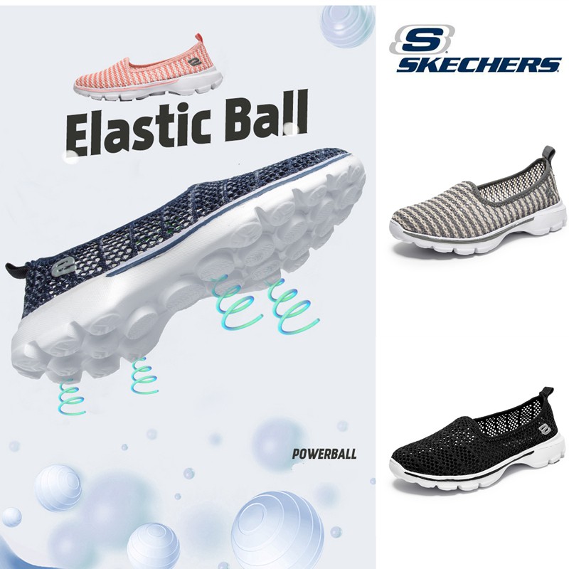 Skechers Giày Lười Đế Bằng Thời Trang Công Sở Cho Nữ