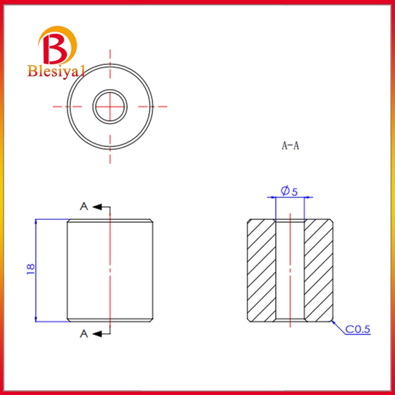 [BLESIYA1] 4x Silicone Buffers Dampers for 3D Printers Creality   10s Ender 2 3