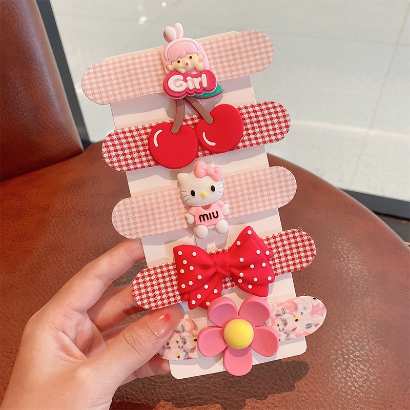 Băng Đô Không Đau Kiểu Dáng Hoạt Hình Phong Cách Hàn Quốc Dễ Thương Dành Cho Bé Gái