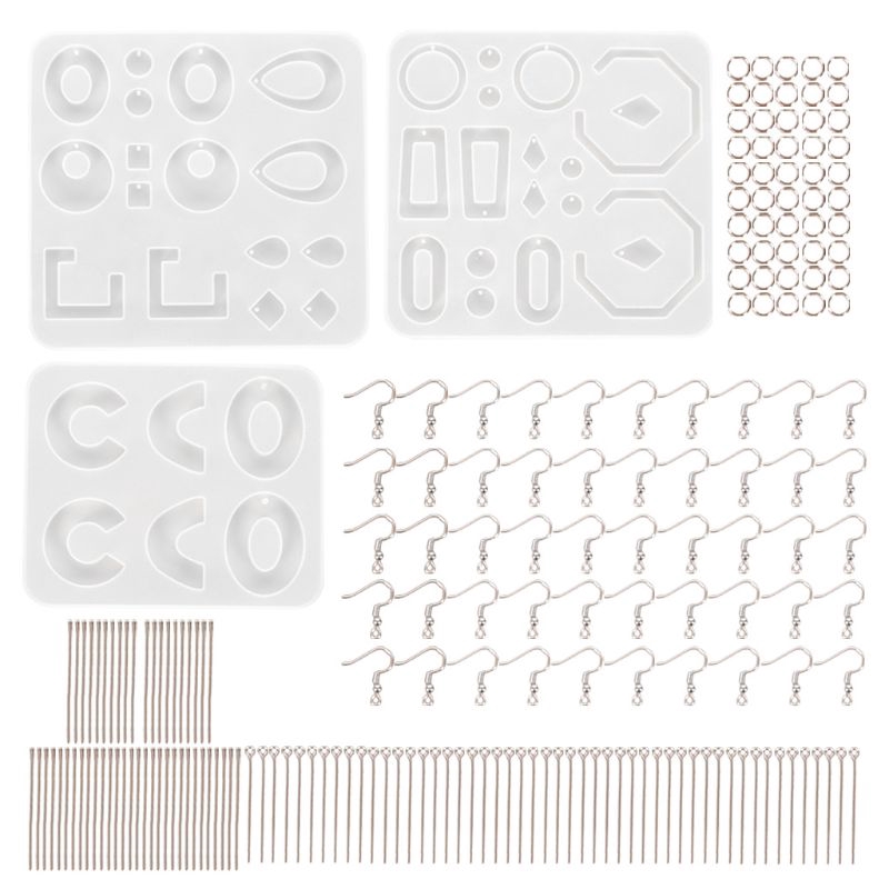 Set Khuôn Làm Mặt Dây Chuyền Bằng Nhựa Resin