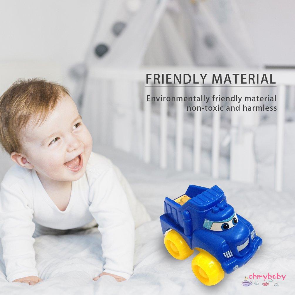 【OMB】 MINI Pull Back Engineering Model Car Diecast Car Toy Vehicles Toy Cars