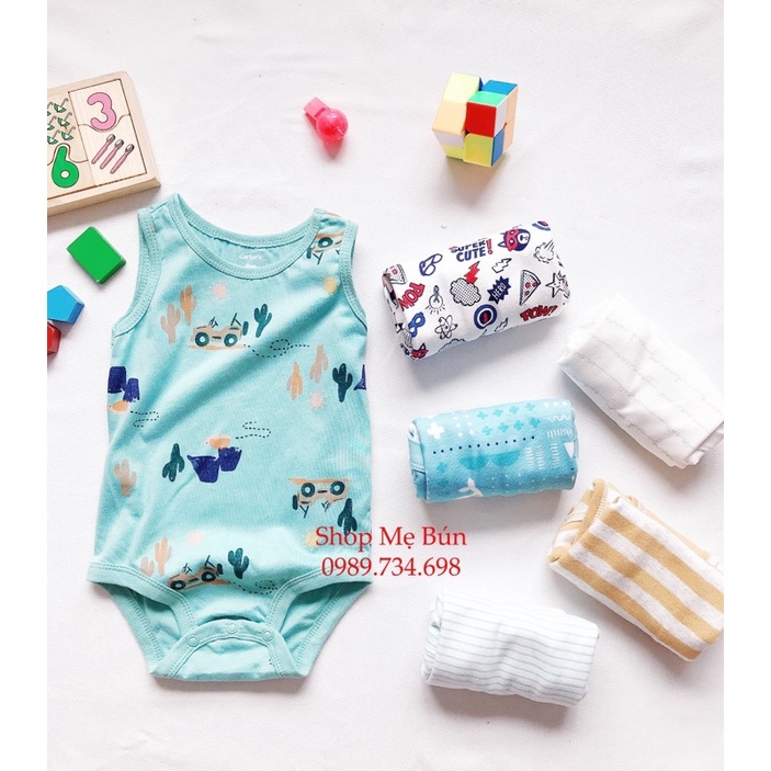 (9-12m) Bodysuit bé trai bé gái hàng xuất dư xịn