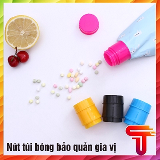 Nút túi bóng bảo quản gia vị đồ khô khỏi ẩm ướt rất tiện dụng