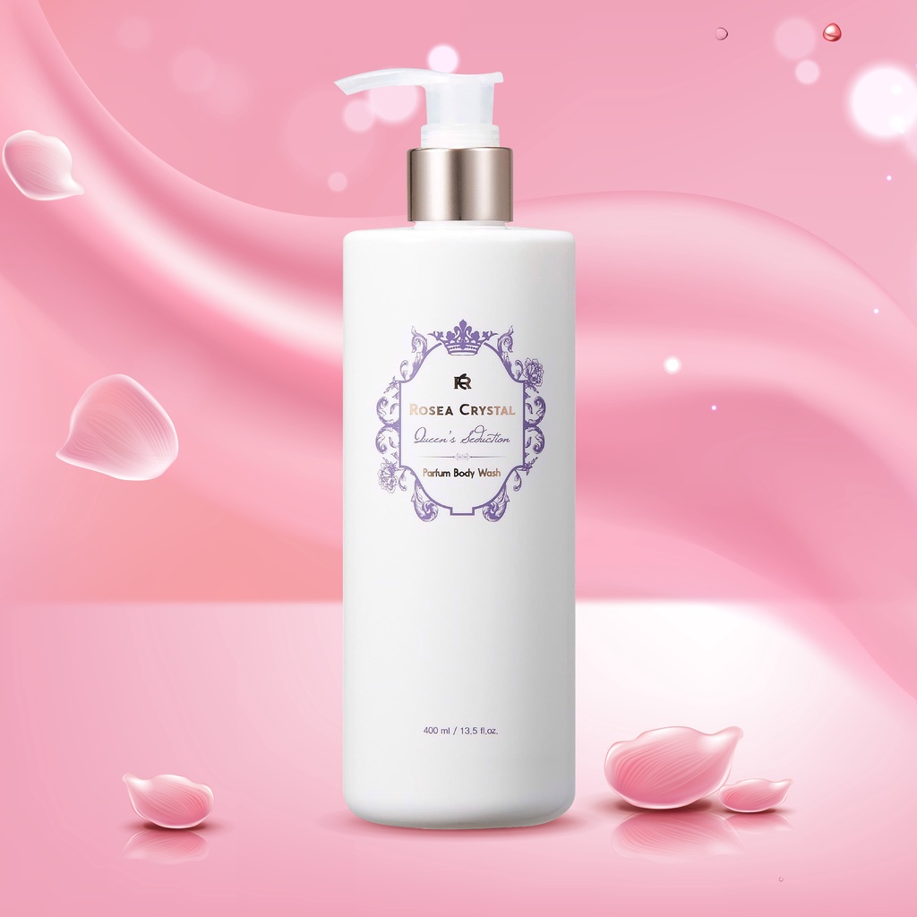 Sữa tắm lưu hương, dưỡng trắng và làm ẩm da Hàn Quốc Queen's Seduction Parfum Body Wash 400ml