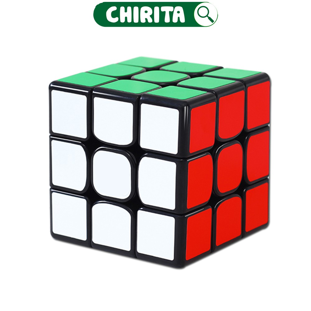 Rubik 3x3x3 VIỀN ĐEN Cao Cấp - Cục Rubik 3x3 Giá Rẻ Xoay Trơn Mượt, Đồ Chơi Phát Triển Trí Tuệ, Đồ Chơi Trẻ Em CHIRITA