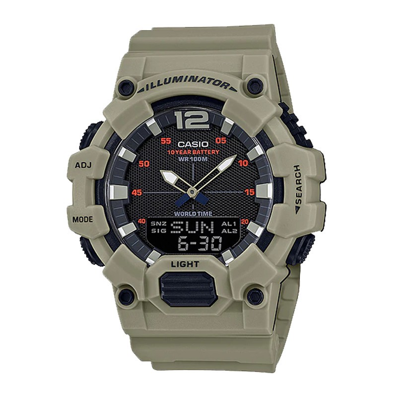 Đồng Hồ Nam Casio Dây Nhựa Trẻ Trung HDC-700-3A3VDF Chính Hãng